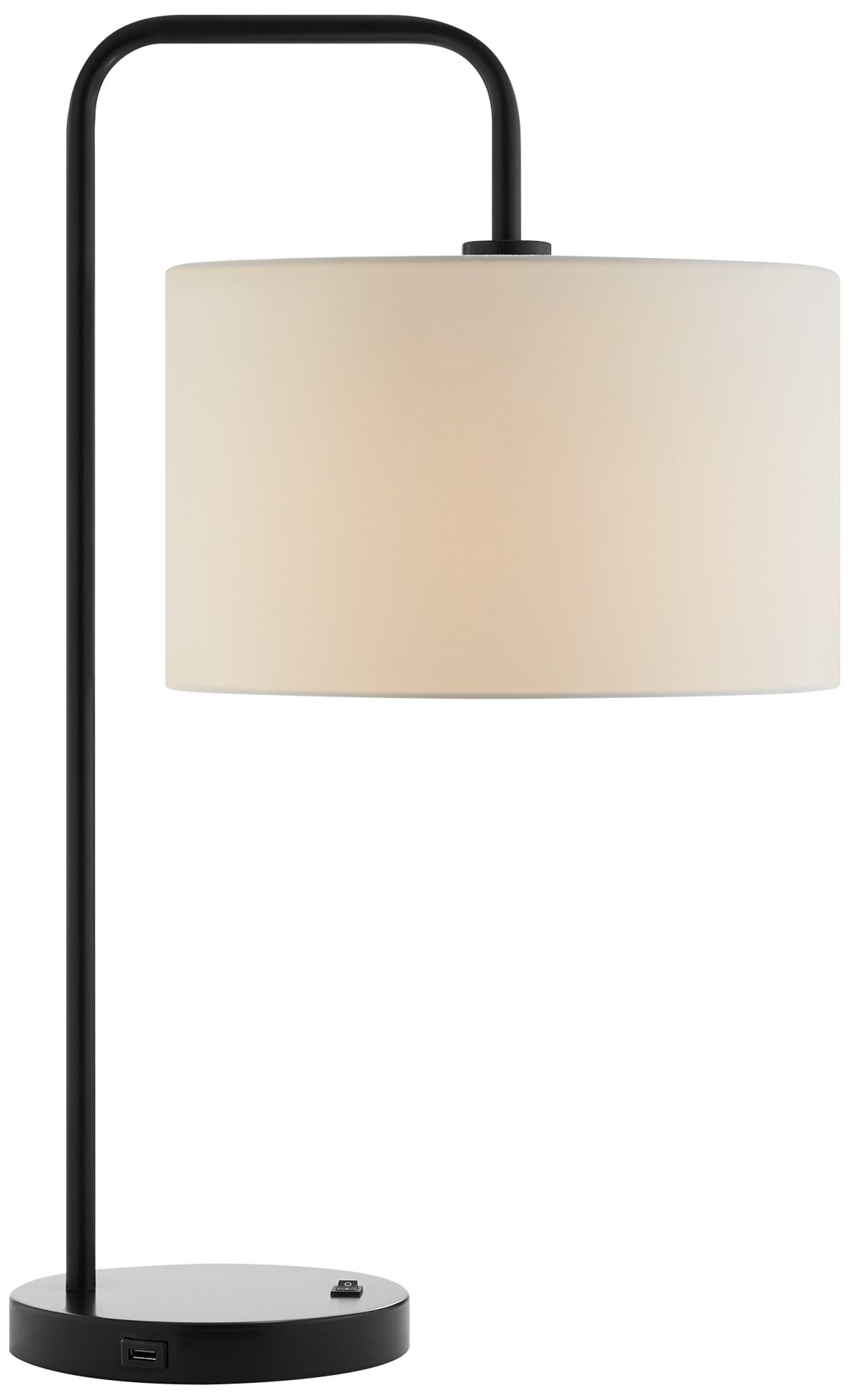 Lite Source Orea Matte Black Metal Floor and Table Lamps Set of 3