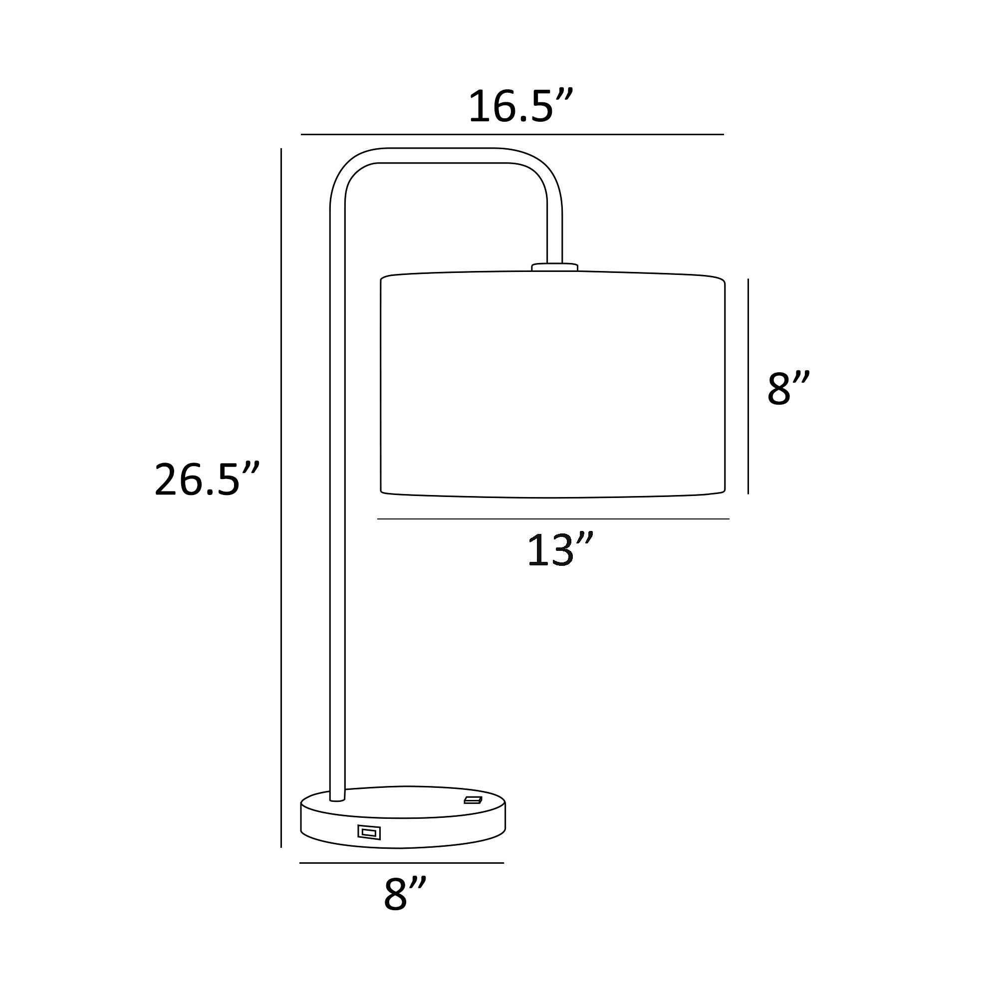 Lite Source Orea Matte Black Metal Floor and Table Lamps Set of 3