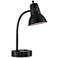 Lite Source Pagan Outlet and USB Port Black Desk Lamp