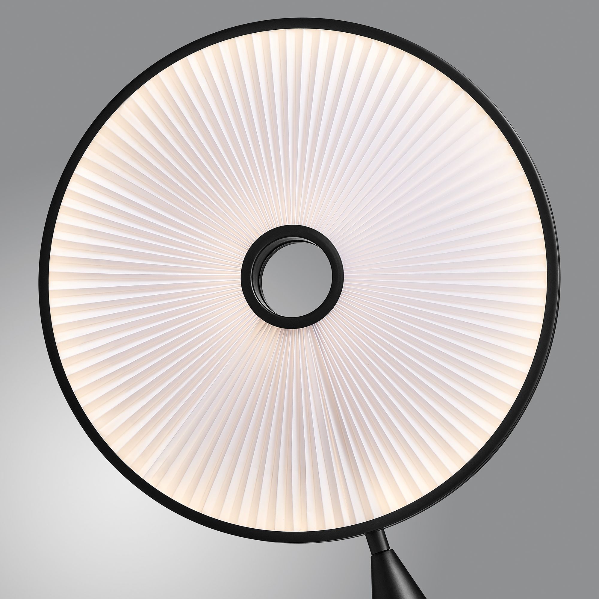 Image 3 Lite Source Pahana 63" High Black Disc Modern Tripod Floor Lamp more views