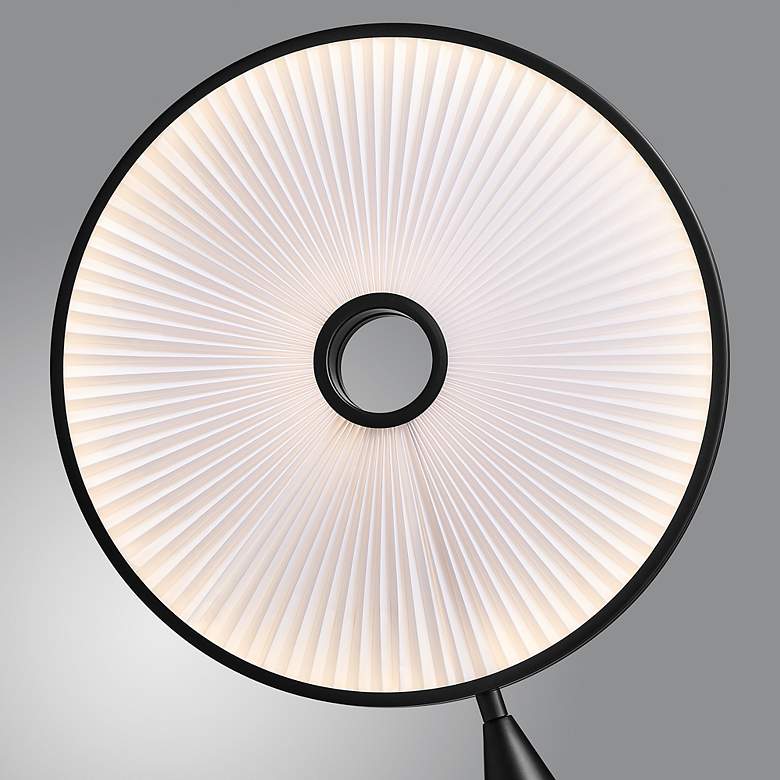 Image 3 Lite Source Pahana 63" High Black Disc Modern Tripod Floor Lamp more views