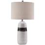 2_Lite Source Paiva 25 1/2" Gray and Black Crackle Ceramic Table Lamp