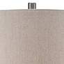 3_Lite Source Paiva 25 1/2" Gray and Black Crackle Ceramic Table Lamp more views