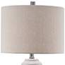 4_Lite Source Paiva 25 1/2" Gray and Black Crackle Ceramic Table Lamp more views