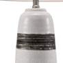 6_Lite Source Paiva 25 1/2" Gray and Black Crackle Ceramic Table Lamp more views