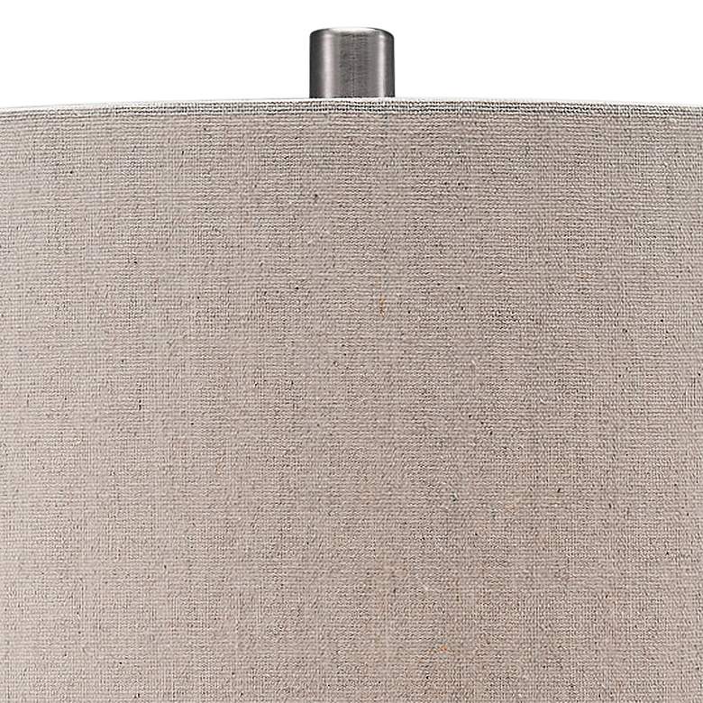 Image 3 Lite Source Paiva Gray with Cracked Ceramic Table Lamp more views