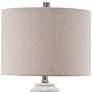 Lite Source Paiva Gray with Cracked Ceramic Table Lamp