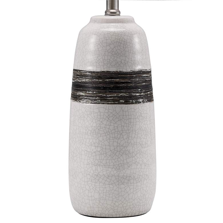 Image 5 Lite Source Paiva Gray with Cracked Ceramic Table Lamp more views