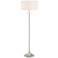 Lite Source Palmilla Brushed Nickel Metal Floor Lamp