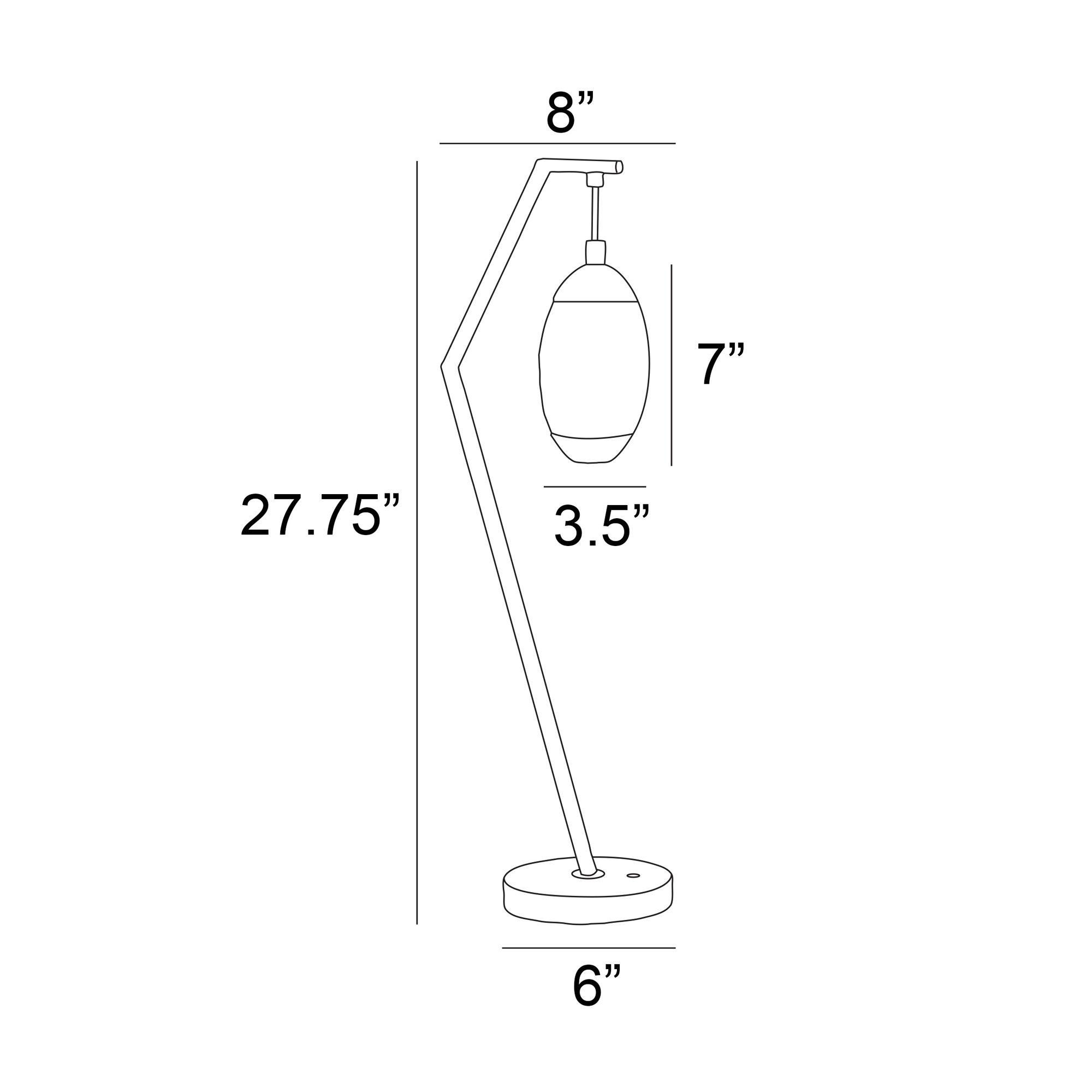 Image 6 Lite Source Palta 27 3/4 Black Finish Modern Lantern Table Lamp more views