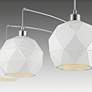 2_Lite Source Pandora 85" High Brushed Nickel 3-Light Arc Floor Lamp more views