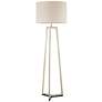Lite Source Pax Chrome Floor Lamp with LED Night Light