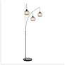 2_Lite Source Philis Brushed Nickel 3-Light Arc Floor Lamp