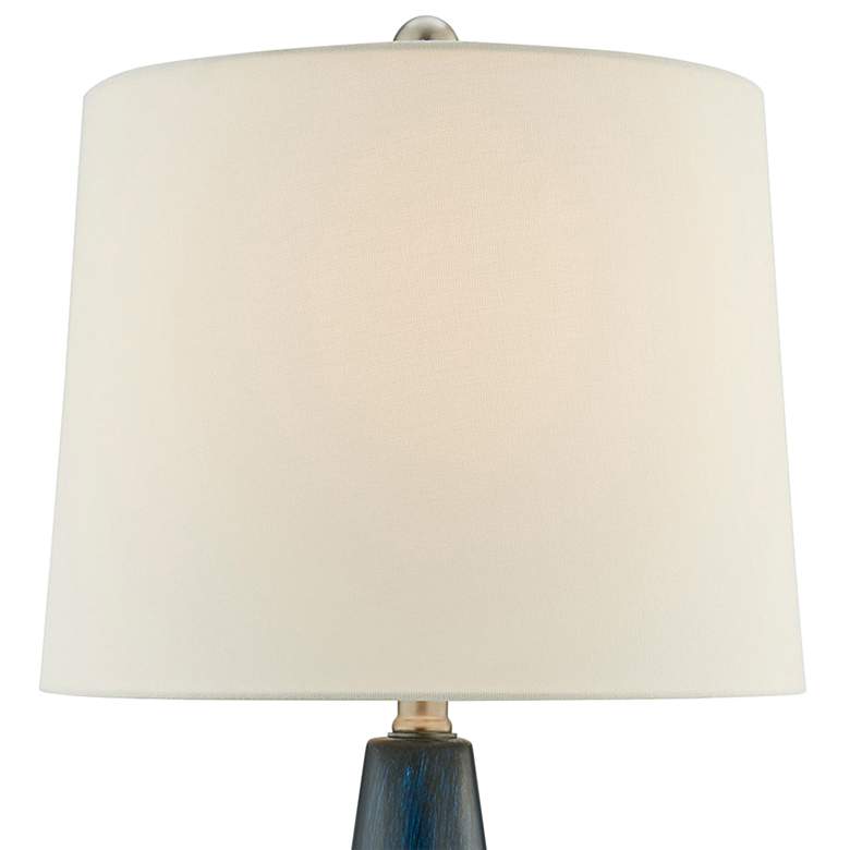 Image 3 Lite Source Pillan 24 1/4 inch Blue Ceramic Table Lamps Set of 2 more views