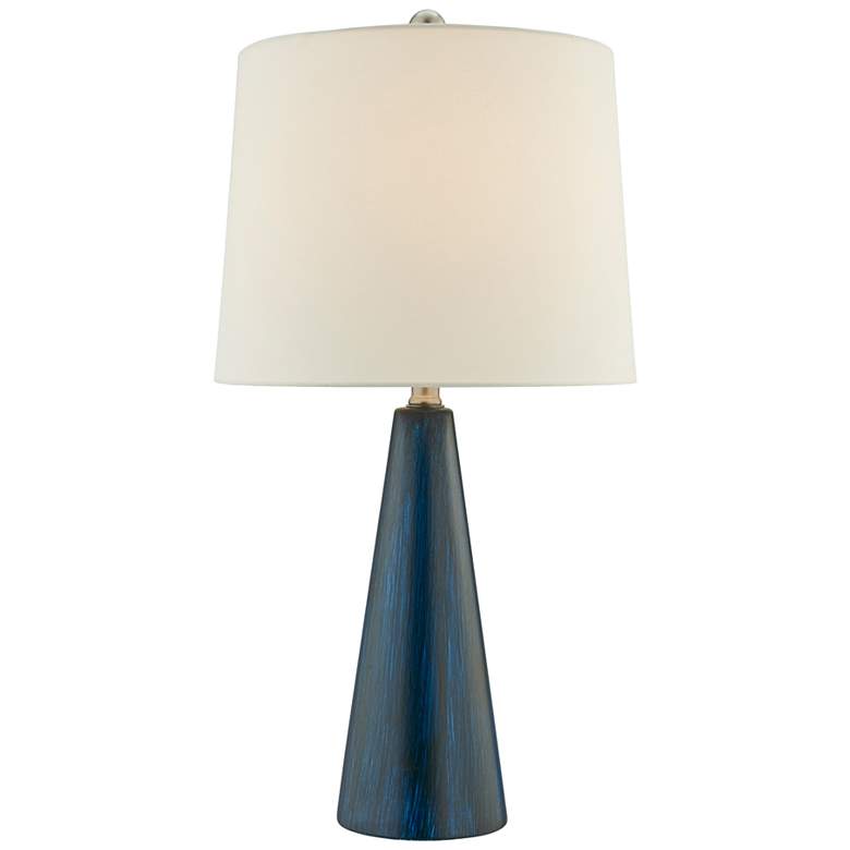 Image 5 Lite Source Pillan 24 1/4" Blue Ceramic Table Lamps Set of 2 more views