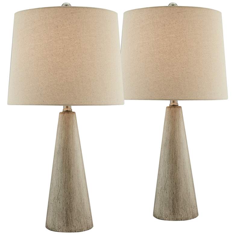 Image 2 Lite Source Pillan 24 1/4 inch Bronze Ceramic Table Lamps Set of 2