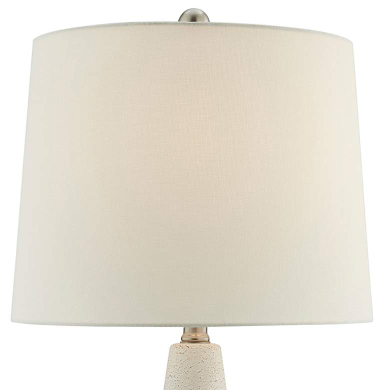 Image 3 Lite Source Pillan 24 1/4" White Ceramic Table Lamps Set of 2 more views