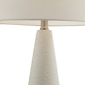 Image5 of Lite Source Pillan 24 1/4" White Ceramic Table Lamps Set of 2 more views