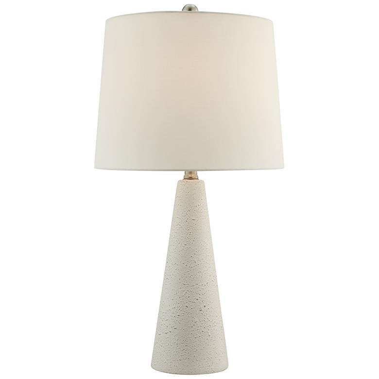 Image 6 Lite Source Pillan 24 1/4 inch White Ceramic Table Lamps Set of 2 more views