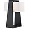 Lite Source Plenn Charcoal Wood Table Lamp