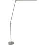 Lite Source Pontus 82 1/2" Brushed Nickel LED Modern Floor Lamp