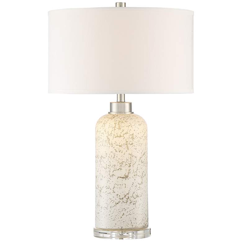 Image 1 Lite Source Priel Mottled Glass Table Lamp with Night Light