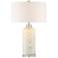 Lite Source Priel Mottled Glass Table Lamp with Night Light