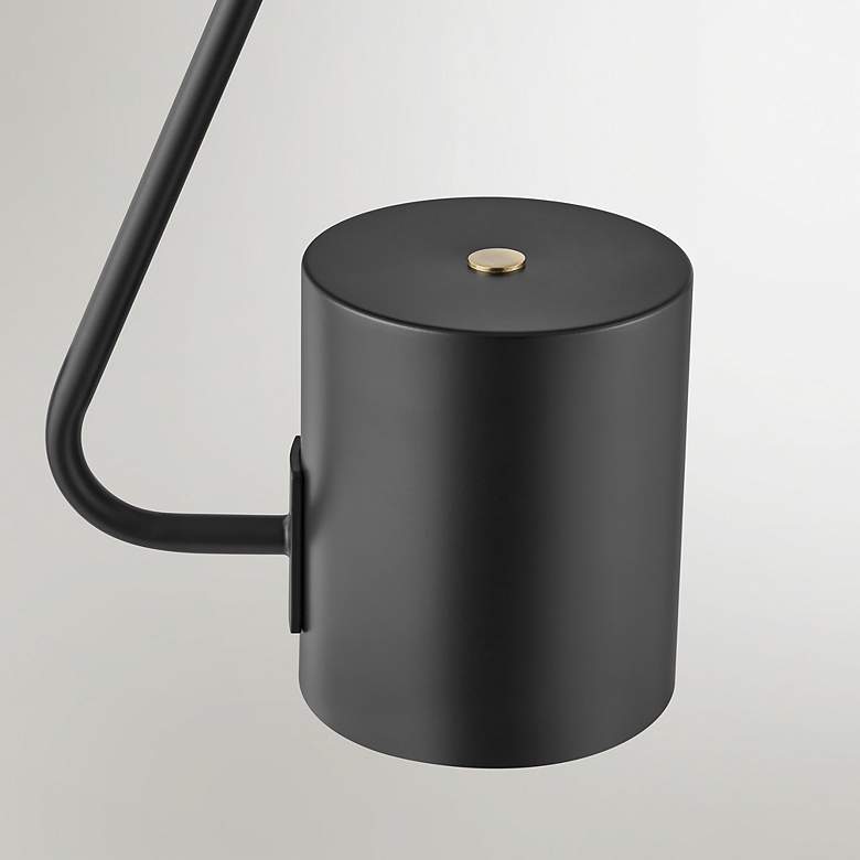 Image 3 Lite Source Quade 57 1/2" High Black Finish Modern Floor Lamp more views
