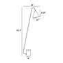 4_Lite Source Quade 57 1/2" High Black Finish Modern Floor Lamp more views