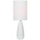 Lite Source Quatro 26 1/4" Modern White Ceramic Table Lamp