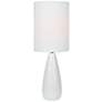 Lite Source Quatro 26 1/4" Modern White Ceramic Table Lamp
