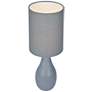 2_Lite Source Quatro 31" High Gray Modern Table Lamp with Gray Shade more views