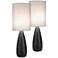 Lite Source Quatro Dark Bronze Large Table Lamp Set of 2