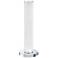 Lite Source Quilla 20" Chrome and Diamond Acrylic LED USB Table Lamp