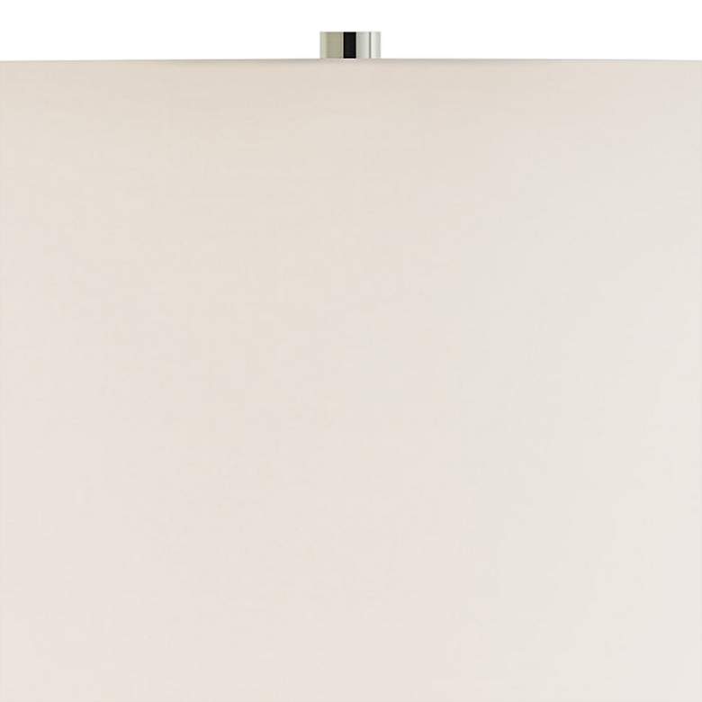 Image 3 Lite Source Quilla 26" Diamond Glass LED Table Lamp with USB Ports more views