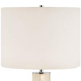 Image4 of Lite Source Quilla 26" Diamond Glass LED Table Lamp with USB Ports more views