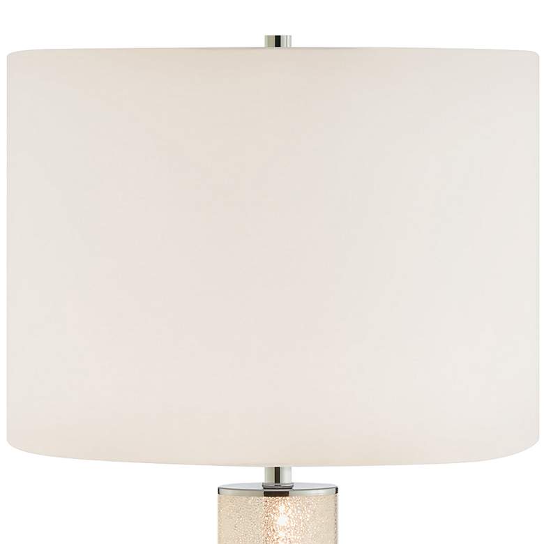 Image 4 Lite Source Quilla 26" Diamond Glass LED Table Lamp with USB Ports more views