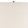3_Lite Source Quilla 26" White Glass LED Table Lamp with USB Ports more views