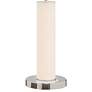 5_Lite Source Quilla 26" White Glass LED Table Lamp with USB Ports more views