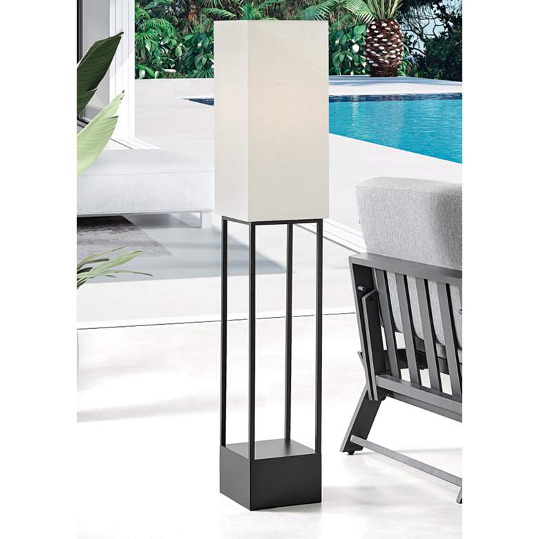 Image 1 Lite Source Quinlan 49" Battery Powered LED Outdoor Floor Lamp