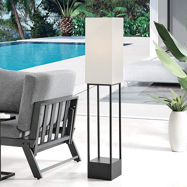 Battery Operated Floor Lamps Lite Source Quinlan 49