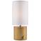 Lite Source Quoba 15 1/4" High Oak LED Accent Table Lamp