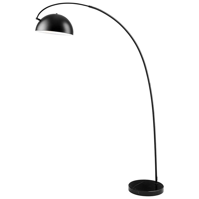 Image 2 Lite Source Raelynn 78" High Black Modern Arc Floor Lamp