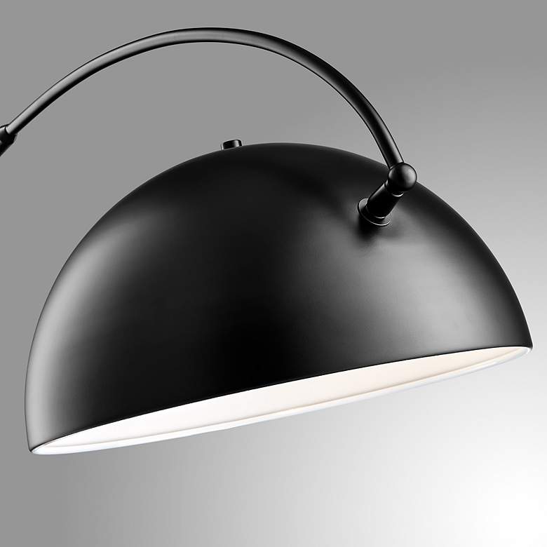 Image 4 Lite Source Raelynn 78" High Black Modern Arc Floor Lamp more views