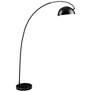 2_Lite Source Raelynn Black Arc Floor Lamp