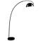 Lite Source Raelynn Black Arc Floor Lamp