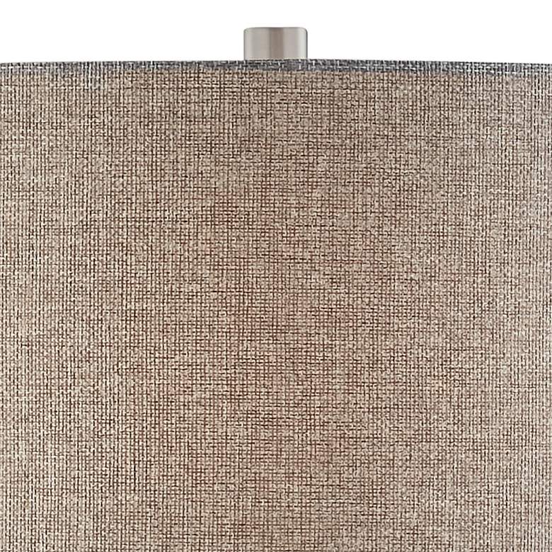 Image 3 Lite Source Ramona 28" Walnut Wood Grain Vase Table Lamp more views