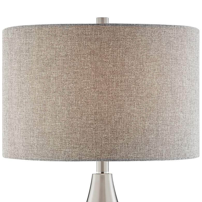 Image 4 Lite Source Ramona 28" Walnut Wood Grain Vase Table Lamp more views
