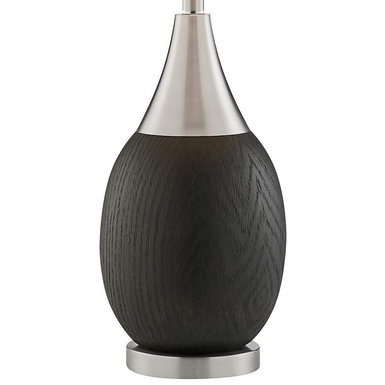 Image 5 Lite Source Ramona 28" Walnut Wood Grain Vase Table Lamp more views