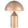 Lite Source Ranae 21 1/2" French Gold Metal Modern Mushroom Table Lamp